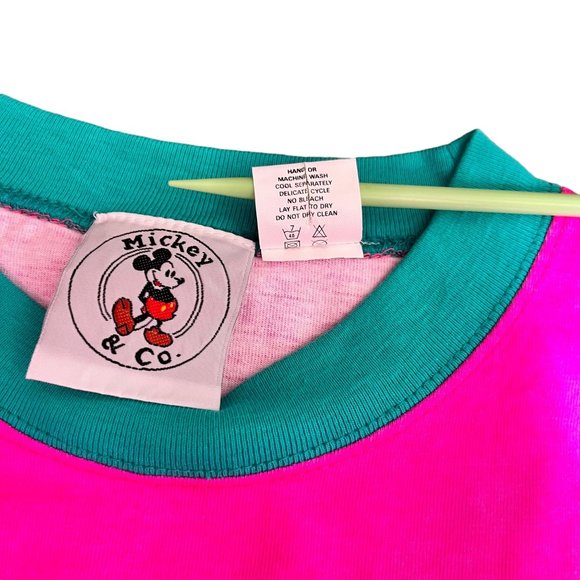 Mickey & Co Hand Finger #1 Mouse Neon Pink Medium - Picture 4 of 4